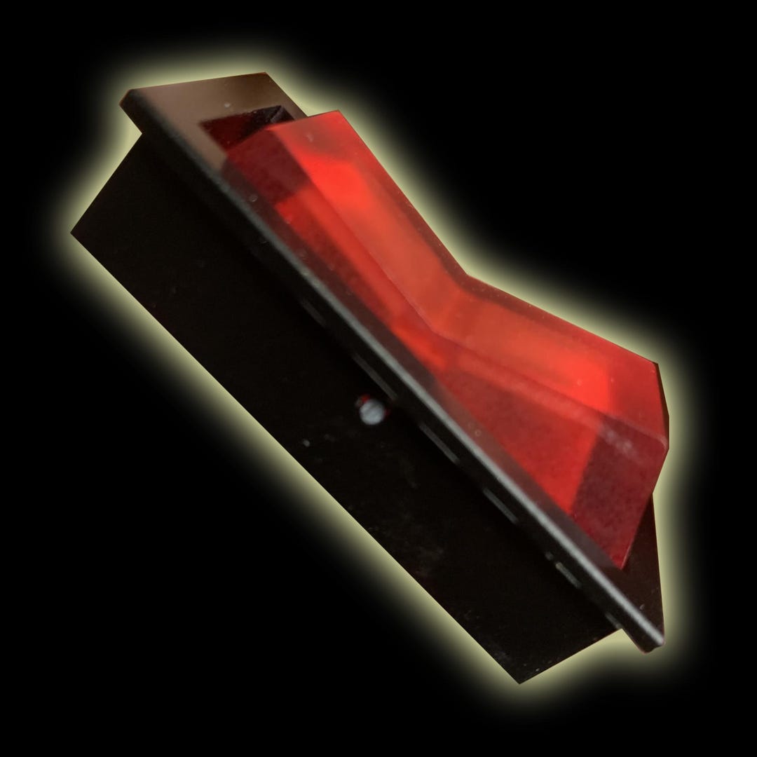 Transparent Rocker Switch Translucent Red and Black Large Rocker Switch With Leds - Etsy