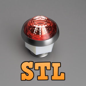 Large Philips Pilot Light for your Star Wars Cockpit STL