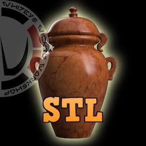 Star Wars Galaxy&#39;s Edge Inspired Dok-Andar&#39;s Pottery Vase 01 STL 3D Print File Download