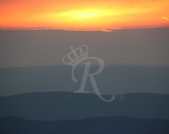 Skyline Drive - Dramatic Sunset