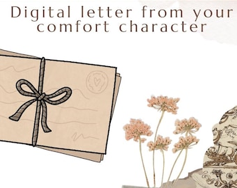 Lettera digitale dal tuo personaggio di conforto