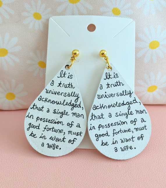 1 Pair Acrylic Saying Quote Statement Earring for Women for Sale New  Zealand| New Collection Online| SHEIN New Zealand