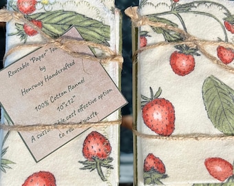 Reusable "Paper" Towels-A sustainable, cost effective option to reduce waste.