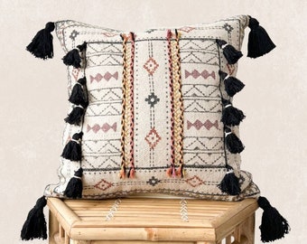 Ethno Geometric Boho Pillow Sofa Throw Cushion Pillow For Livingroom Birthday Gift Handmade | Esha