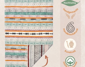 Ethno Rug 120X180 cm Indian Boho Living Room Carpet Kelim Tribal Hippie Oriental Rug Handmade Gift| Rangeen