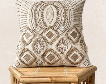 Boho Deco Pillow Handmade Knot Cushion Living Room Throw  Pillow Gift | Orion