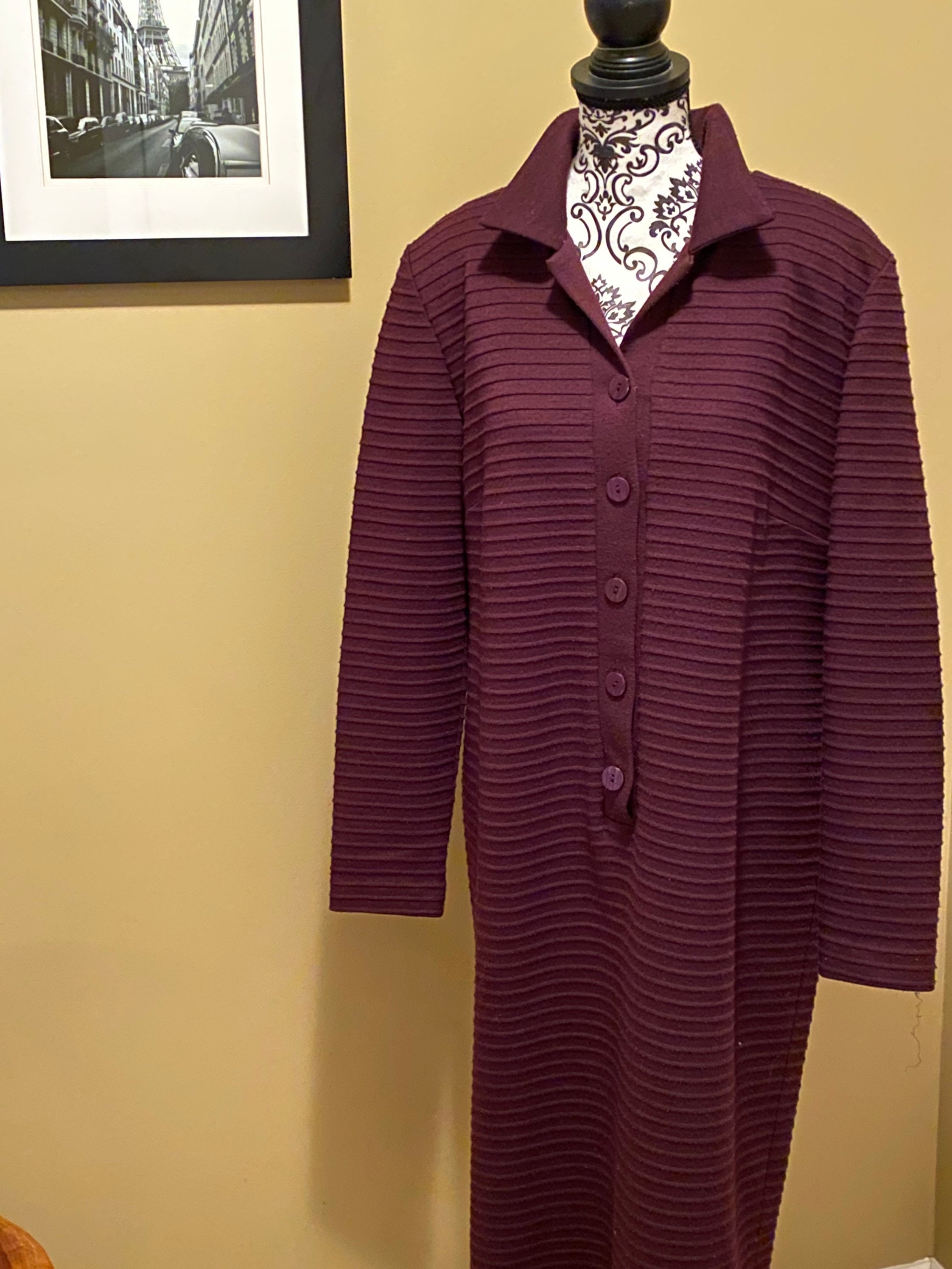 ClassicVintageStyl Classic Knit Dress, Arthea by Sarah Polster, Size 12