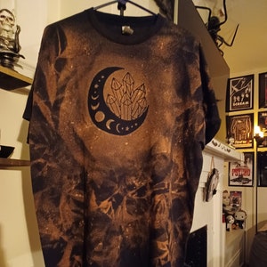 Moon & Crystal Bleached Shirt