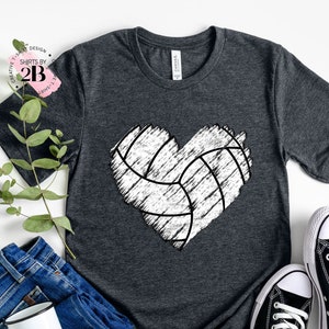 Volleyball Distressed Heart Shirt, Volleyball Shirt, Distressed Shirt, Volleyball Mom Shirt, Heart Shirt, Volleyball Mama Shirt, Sport Shirt