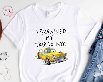 I Survived My Trip To NYC Shirt: Retro New York Tee