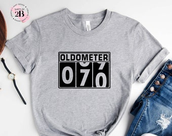 70th Birthday Shirt, Oldometer 70 Shirt, Funny 70 Birthday Shirt, 70 Birthday Party Shirt, Vintage 70 Shirt, 70th Birthday Gift, Hello 70