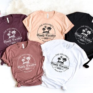 Personalized Family Vacation Shirt: Matching Holiday Trip Tee