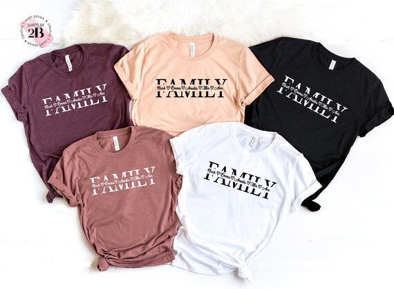 Custom Family Shirt: Personalized Holiday Tee, Matching Family Christmas Outfit