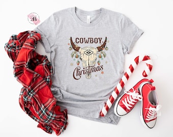 Cowboy Christmas Shirt: Western Holiday Tee
