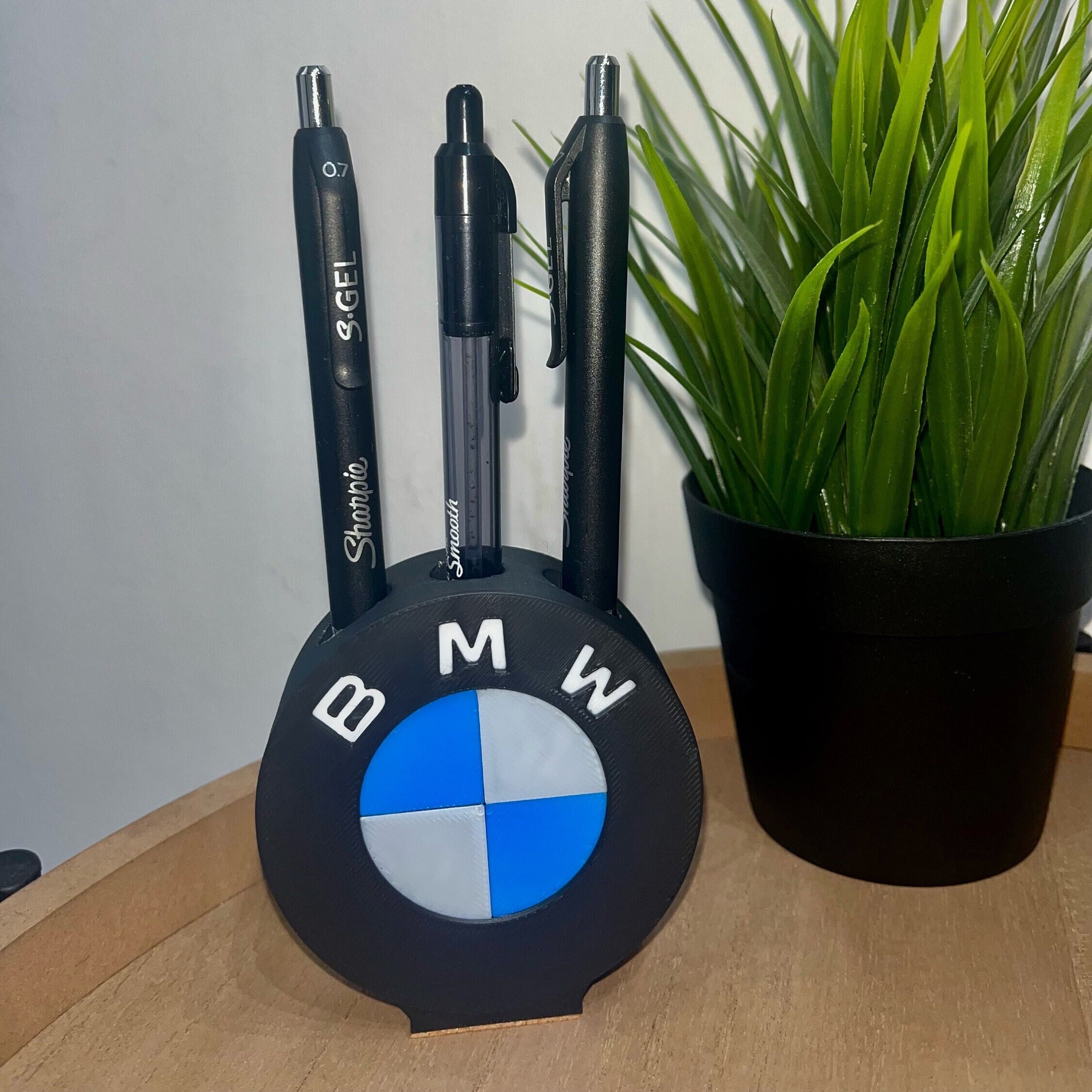BMW Original Logo Desk Organiser Pen Holder, BMW Motorsport Brand, Car ...