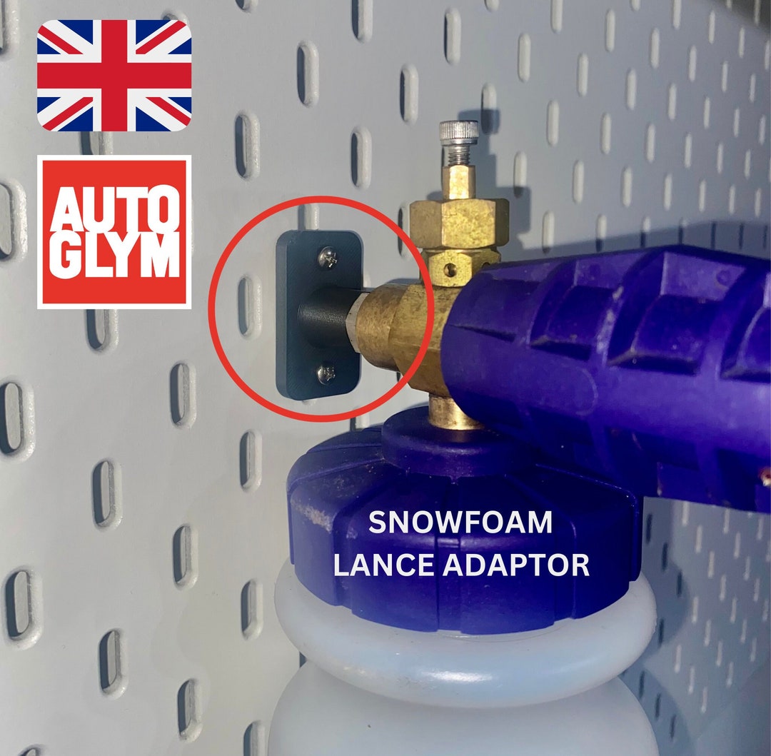 Snow Foam Lance Cannon Quick Release Wall Mount Holder Detailing Accessory Etsy