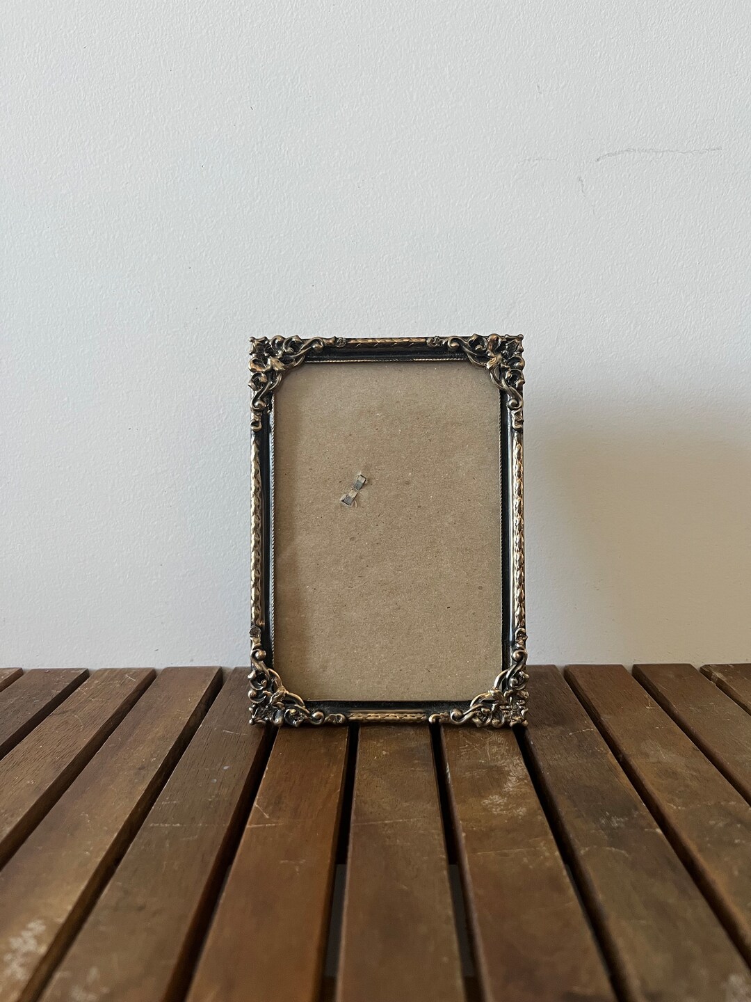 Cute Little Vintage Gold Tone Metal Picture Frame - Etsy