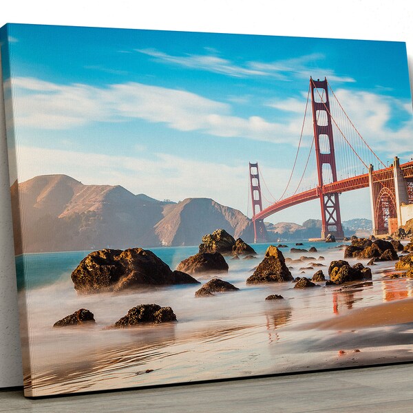 San Francisco Canvas Etsy