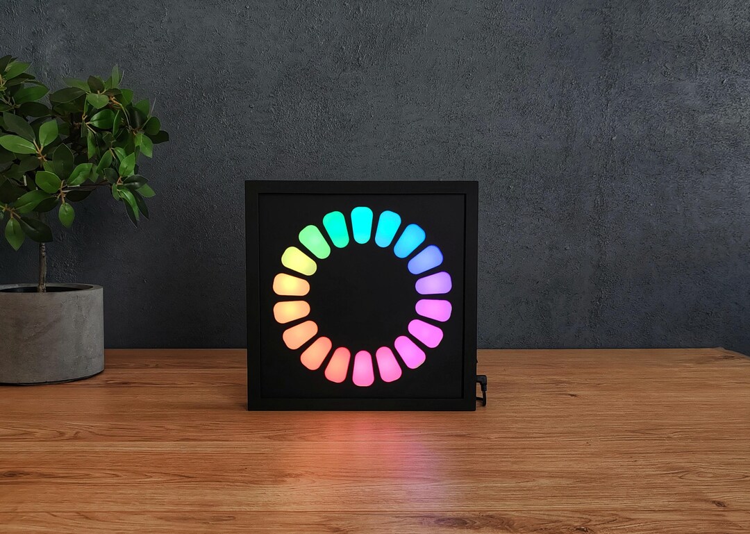 Led Rings Vu Meter Ring Vu Meter, Sound Reactive, Audio Spectrum Display, Music Visualizer ...