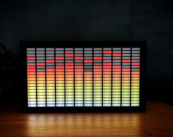 Analizador de espectro de 12 bandas, reactivo al sonido, visualizador de música