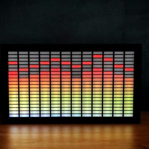 Analizzatore di spettro a 12 bande, reattivo al suono, visualizzatore musicale.