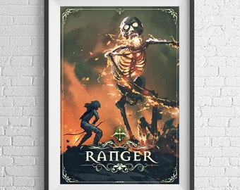 Ranger Poster 24 x 36 Ter ere van RPG en D&D-achtige games