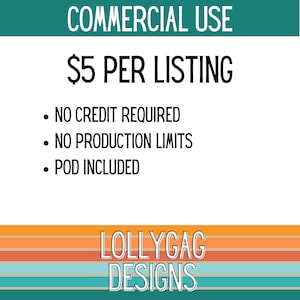 Commerciële licentie voor Lollygag Design Image
