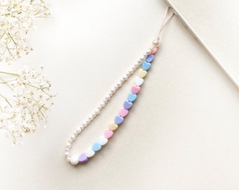 JUNA mobiele telefoonketting met kralen