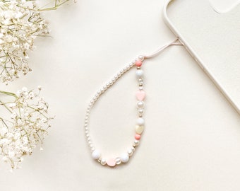 JUNA mobiele telefoonketting met kralen