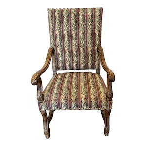 Early 19th Century French Walnut Louis XIV Style Fauteuil Chair