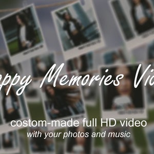 Happy Memories Photo Slideshow Custom Made Slideshow with Music