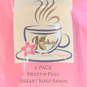 5er Pack - Sweet & Pegu Instant Koko Samoa