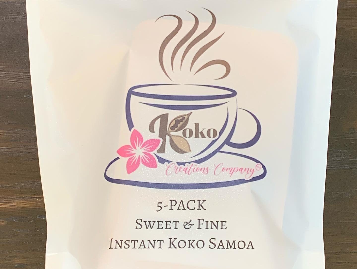 thumbnail interactive-video image 1 of Koko Samoa Sweet & Fine - Traditional Samoan Cocoa Drink Mix (Pack Of 5) 1 of 12