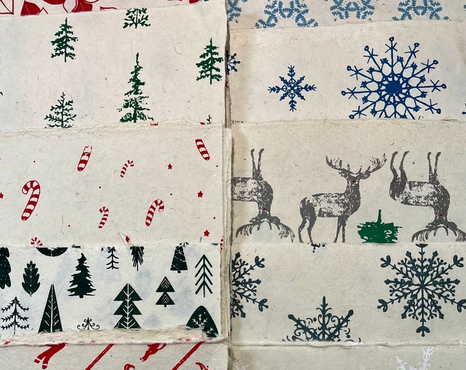 Featured listing image: Holiday Paper Pack | Christmas Paper Pack | Craft Mixed Paper Packs | Paper Scrap Pack | Collage | Junk Journal | Mixed Paper Packs |