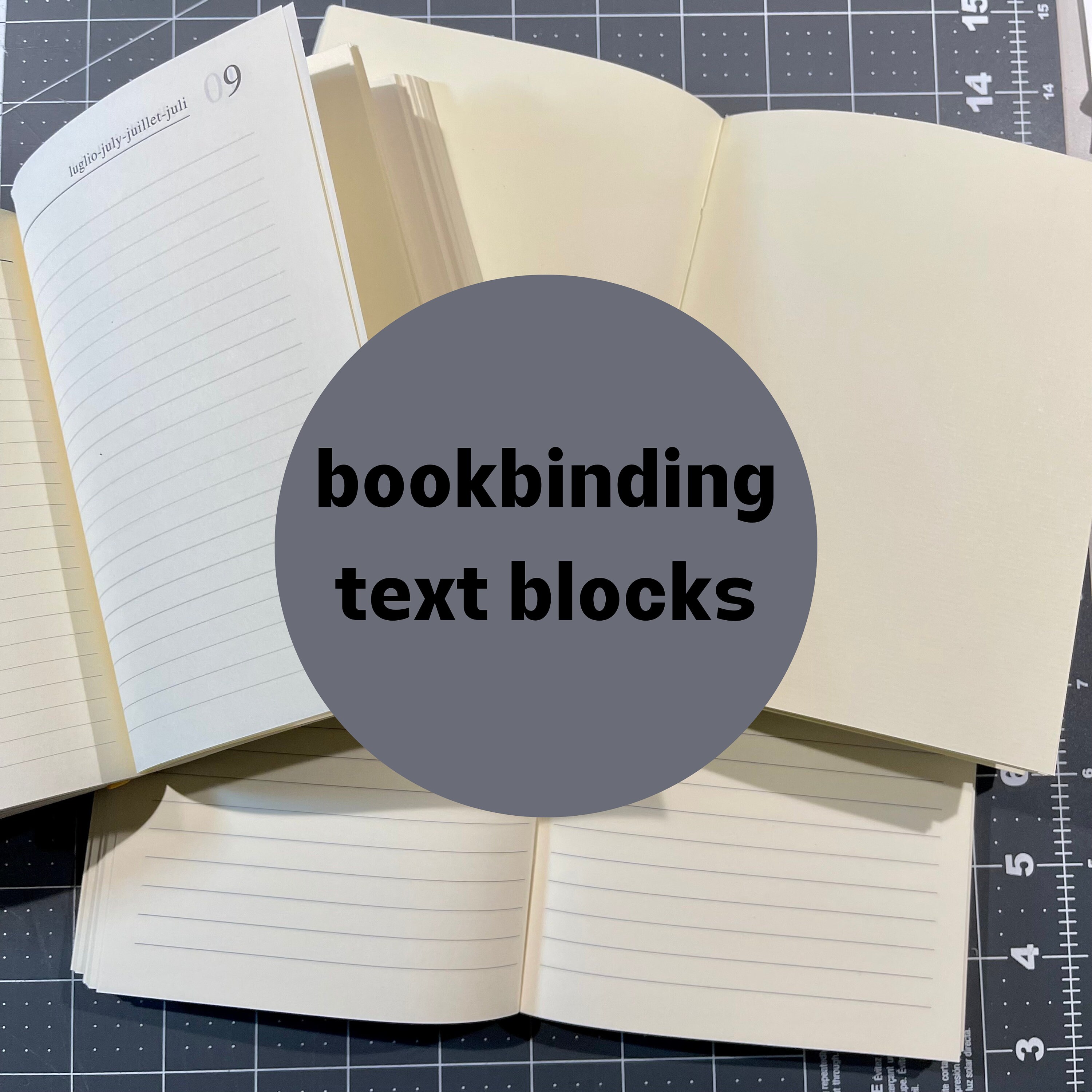 Pre-Made Blank Book Blocks