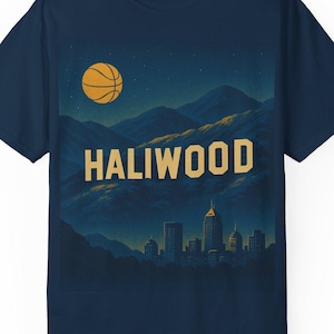HALIWOOD NBA Shirt, Indiana Pacers Tee, Tyrese Haliburton Playoff Shirt, Basketball Fan Gift, Unisex Game Day T-Shirt