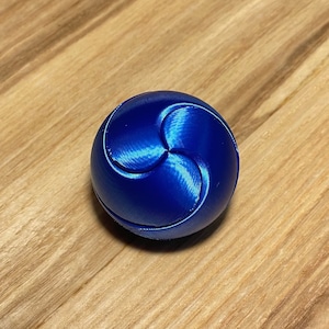 Fidget Sphere - 3D Print Trisection Toy - Twist Puzzle - Desktop Gift