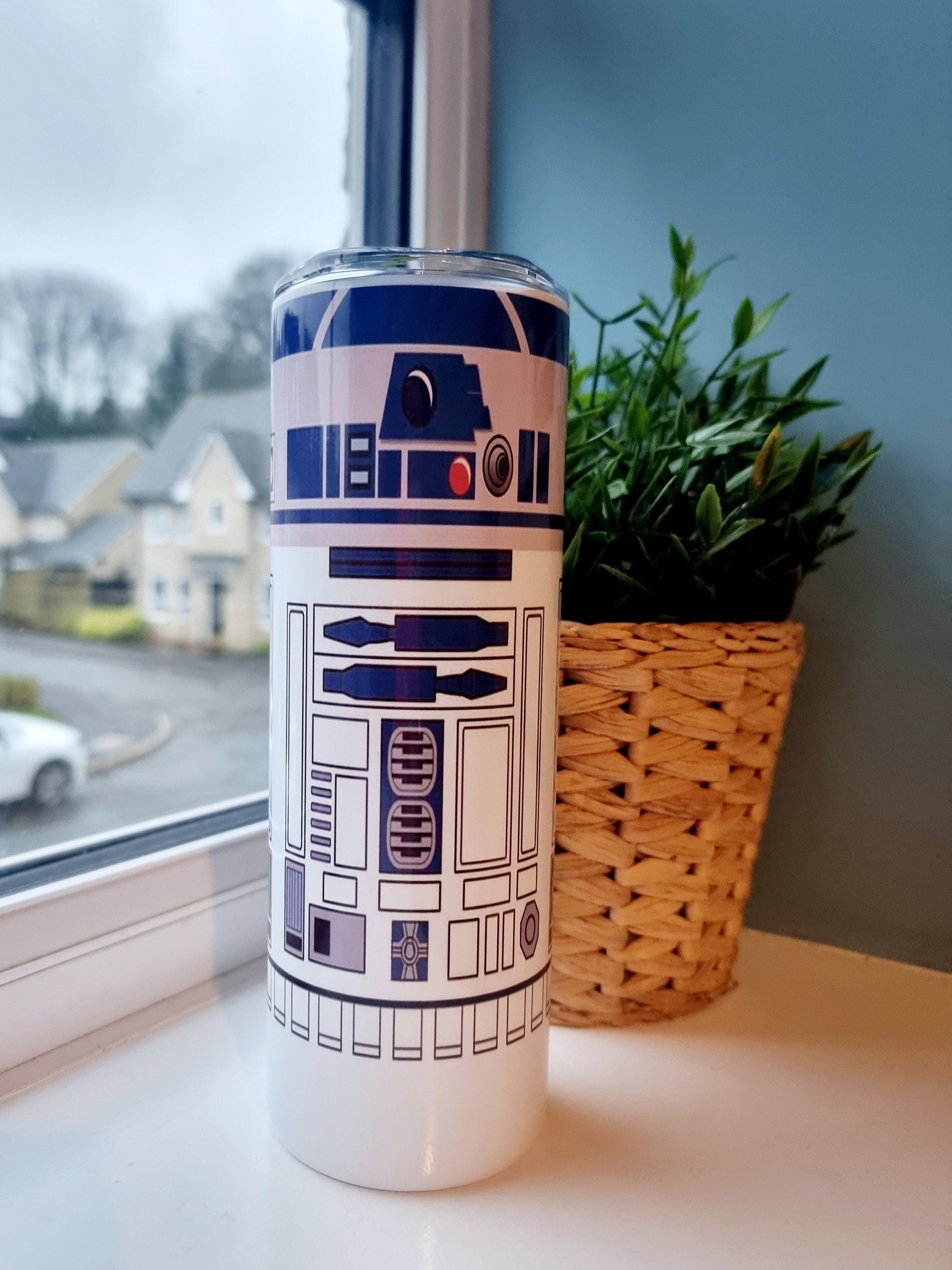 R2D2 Metal 20oz Star Wars Tumbler | Hot and Cold Drinks | Travel