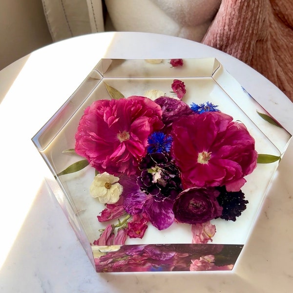 Custom Bouquet Preservation, Wedding Flower Preservation, Wedding Keepsake, Dried Flowers, Bridal Bouquet Preservation, Resin Flowers