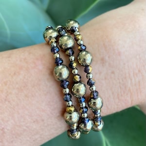 Golden Pyrite, Light My Fire Bracelets. Healing/Energy Gemstone Jewelry