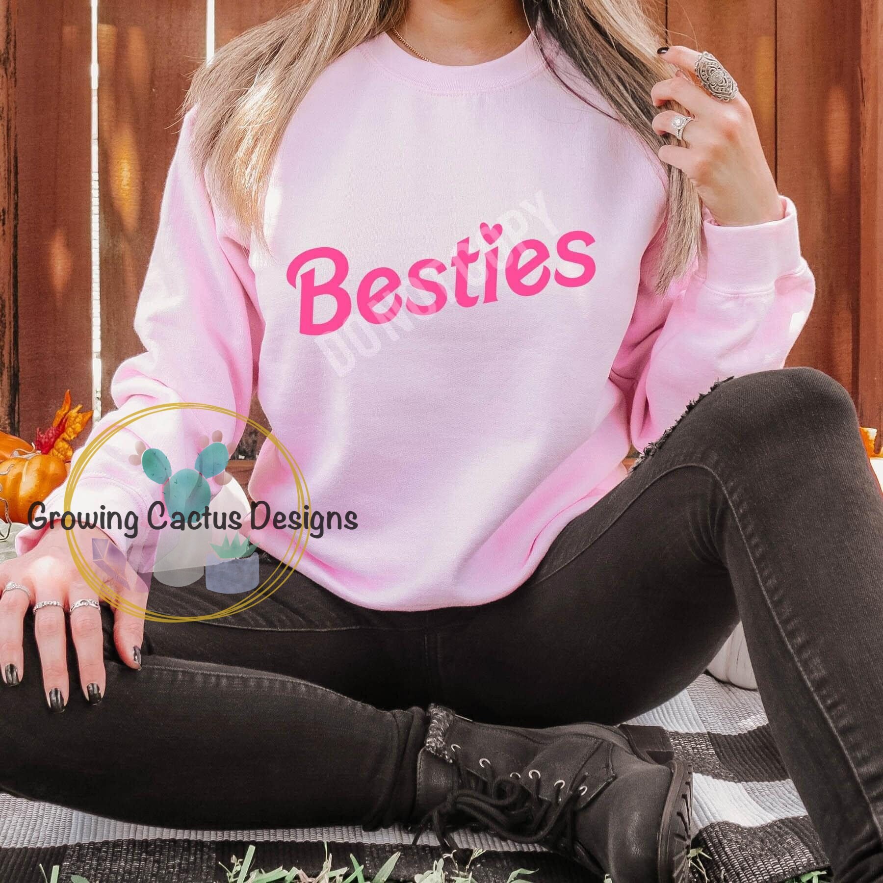 Pink friends sweatshirt hot sale