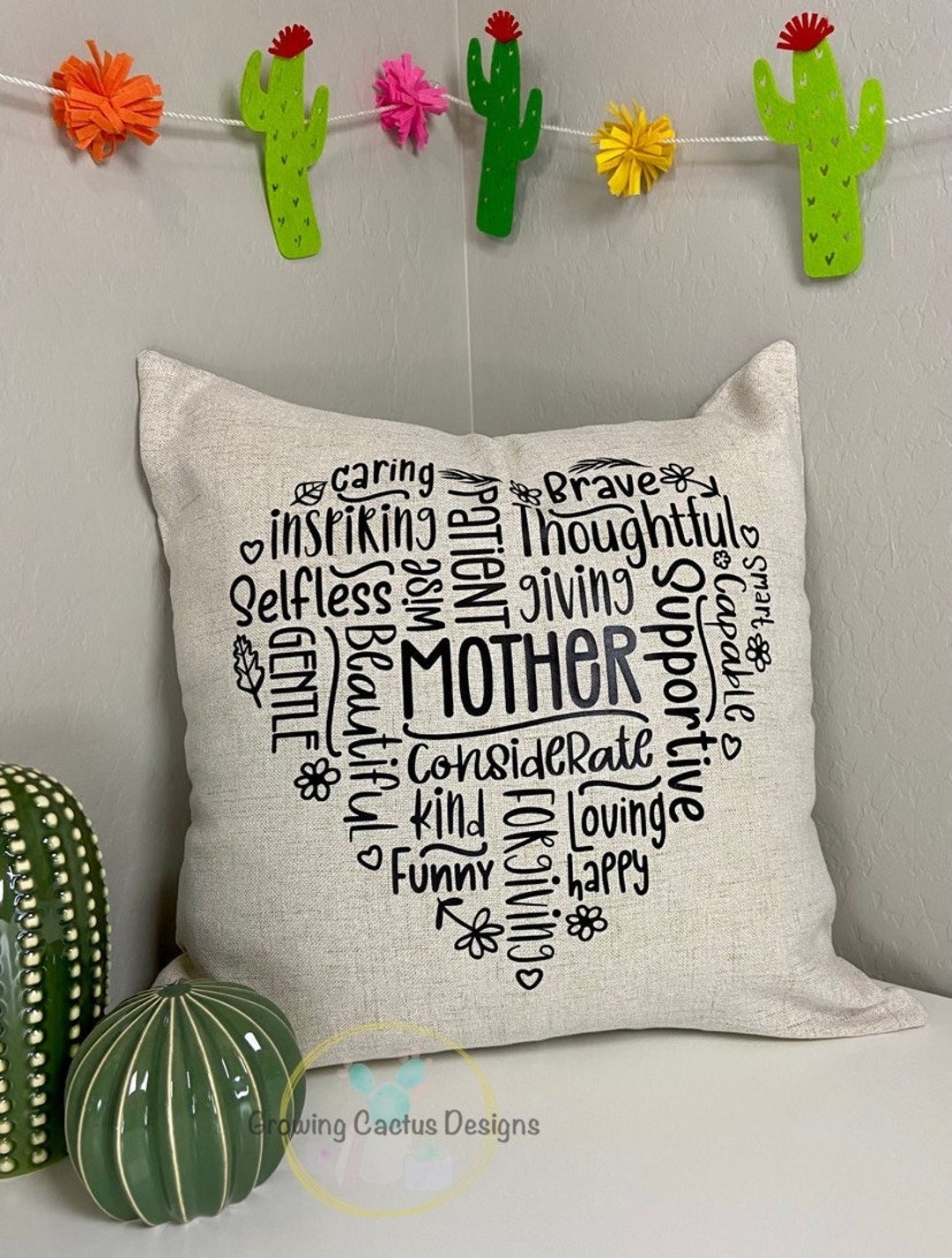 Mothers Pillow Case, Moms Affirmations, Gift for Mom, New Mom to Be