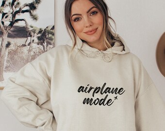 Airplane Mode Sweatshirt, Travel Sweatshirt, Vacation Sweatshirt, Airplane Sweatshirt, Flying Sweatshirt, Weekend Trip, Traveling Sweatshirt
