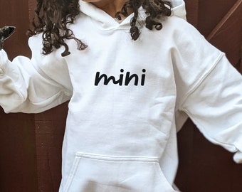 Mini Sweatshirt, Mama And Mini, Mama And Mini Sweatshirt, Mama And Mini Shirt, Mamma And Me, Momma And Me, Mini Hoodie, Kids Sweatshirt