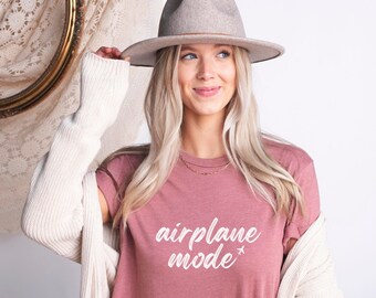Airplane Mode, Airplane Shirt, Vacay, Family Trip Shirt, Girls Vacation Shirt, Travel Lover Shirt, Vacation Shirt, Girls Trip Shirt, Flying