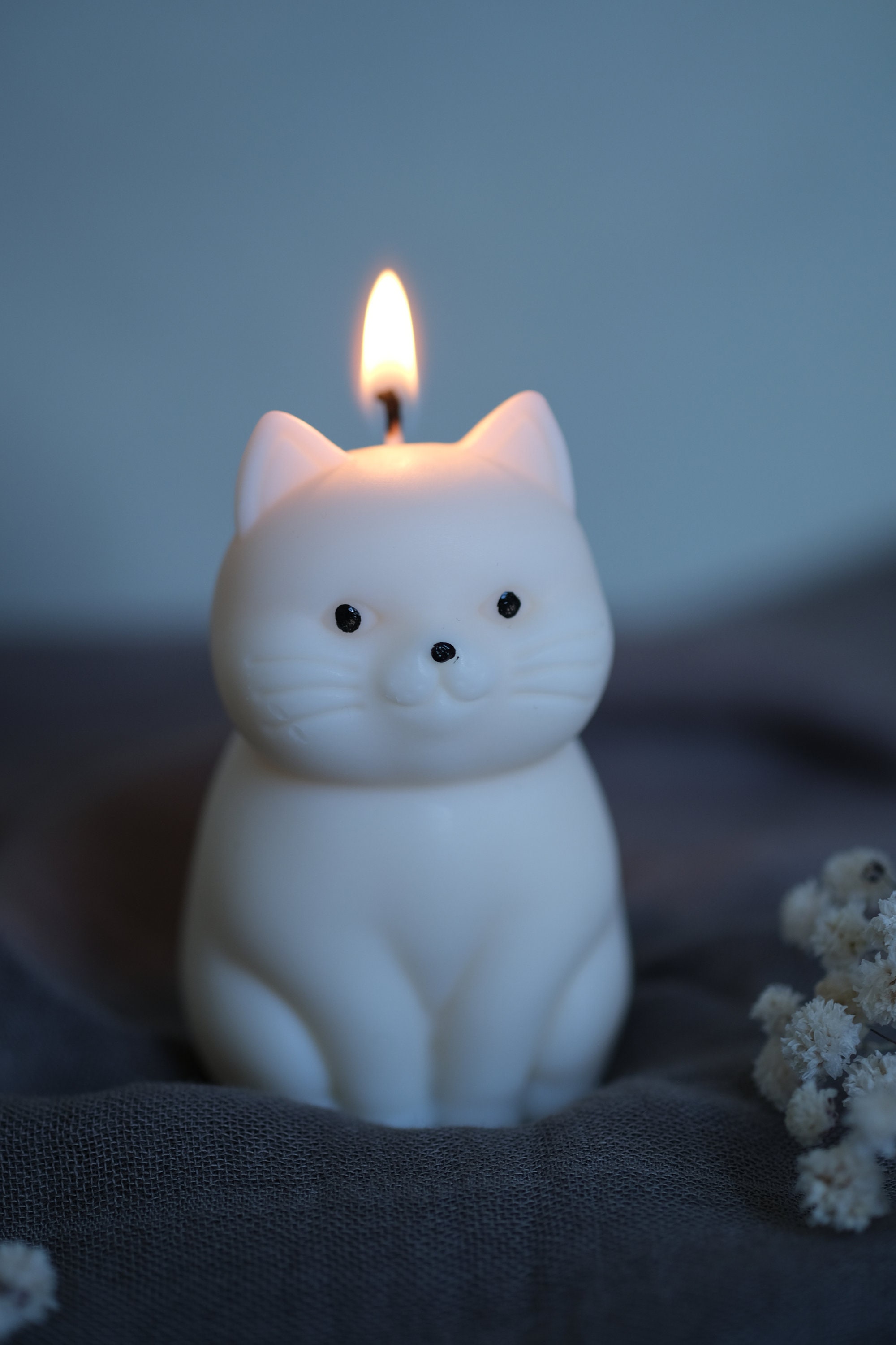 Cat ring candle sale