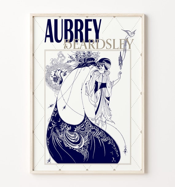 The Peacock Skirt - Aubrey Beardsley - Framed art Print main image 1