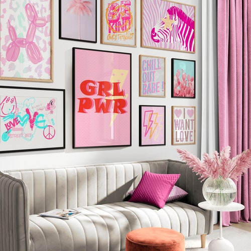 Gallery Wall Prints Set of Vivid Prints Colorful Wall Art Etsy