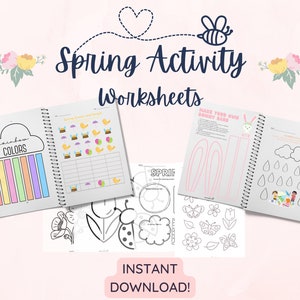 Spring Time Activity/Craft- DIY Bunny Ears, Printables, Homeschool, Kindergarten, Preschool, Worksheets, Coloring Sheets, Learn Colors