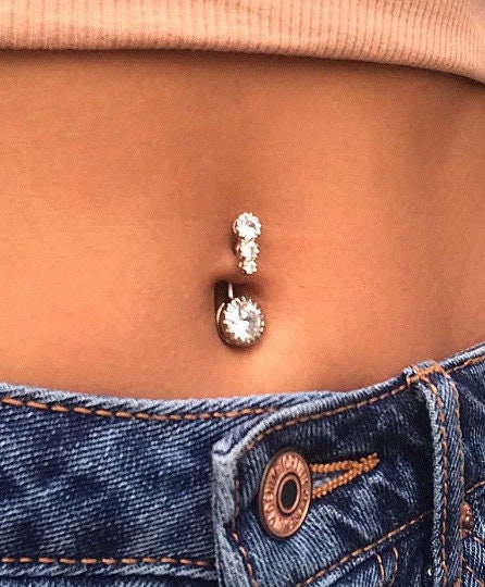 Tropical Plumeria Belly Ring Navel Piercing Jewelry & Belly Rings — Belly  Bling